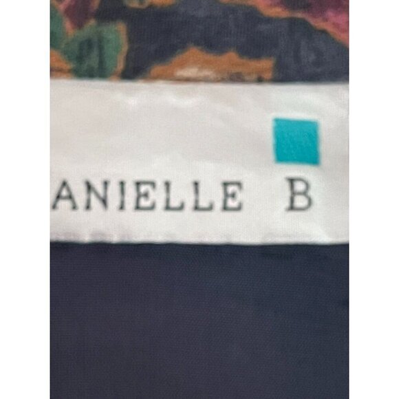 Danielle B Jacket Women M Pink Notch Blazer Floral Valentines Retro 80s Western - Picture 2 of 13